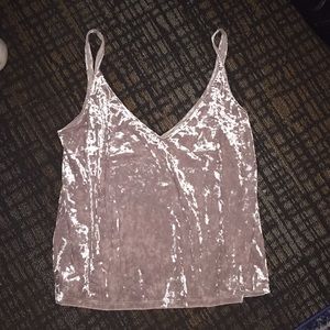 H&M velvet tank